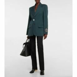 MM6 Maison Margiela Camel Wool-blend Blazer