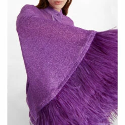 Oséree Lumière Feather-trimmed Blouse -Oséree Shop unnamed file 842