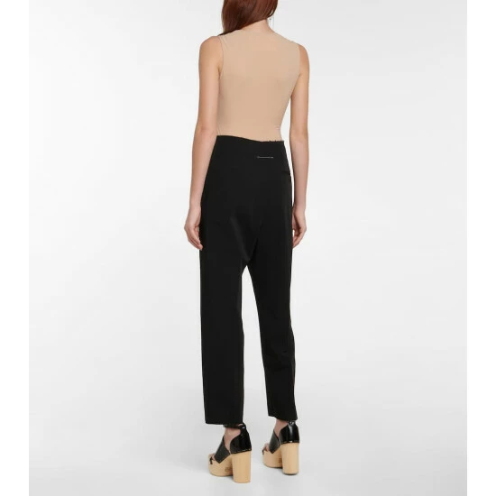 MM6 Maison Margiela Mid-rise Straight Pants 2 MM6 Maison Margiela Mid-rise Straight Pants - Image 2