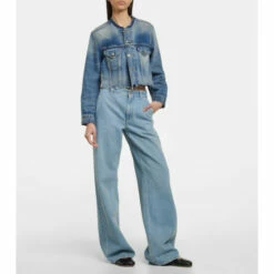 MM6 Maison Margiela Leather Ballet Flats