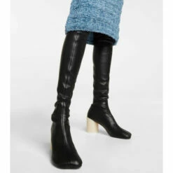 MM6 Maison Margiela Faux Leather Over-the-knee Boots -Oséree Shop unnamed file 860