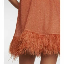 Oséree Lumière Feather-trimmed Minidress -Oséree Shop unnamed file 867
