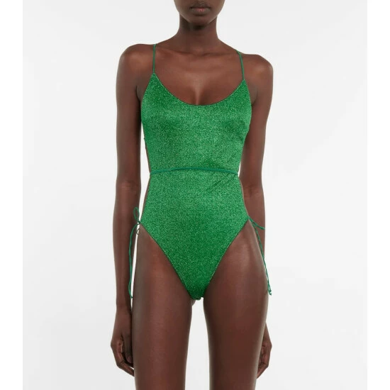 Oséree Lumière Self-tie Swimsuit 1 Oséree Lumière Self-tie Swimsuit