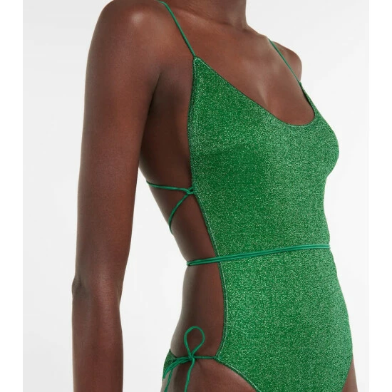 Oséree Lumière Self-tie Swimsuit 3 Oséree Lumière Self-tie Swimsuit - Image 3