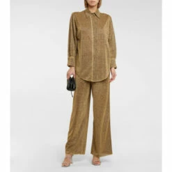 Oséree Lumière Metallic Shirt
