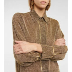 Oséree Lumière Metallic Shirt -Oséree Shop unnamed file 890