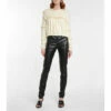 MM6 Maison Margiela Faux Leather Leggings
