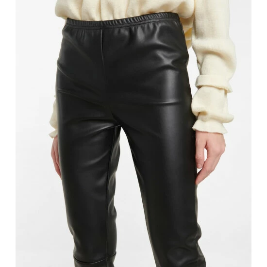 MM6 Maison Margiela Faux Leather Leggings 3 MM6 Maison Margiela Faux Leather Leggings - Image 3