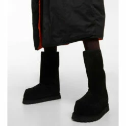 MM6 Maison Margiela Shearling Platform Knee-high Boots -Oséree Shop unnamed file 989