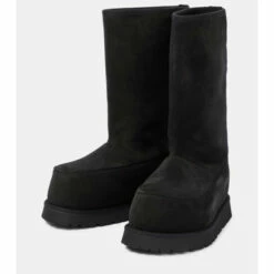 MM6 Maison Margiela Shearling Platform Knee-high Boots -Oséree Shop unnamed file 990