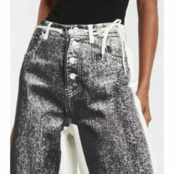 MM6 Maison Margiela Printed Straight Jeans -Oséree Shop unnamed file 998